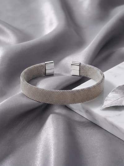 LuceX Silver Mesh Premium Unisex Bracelet